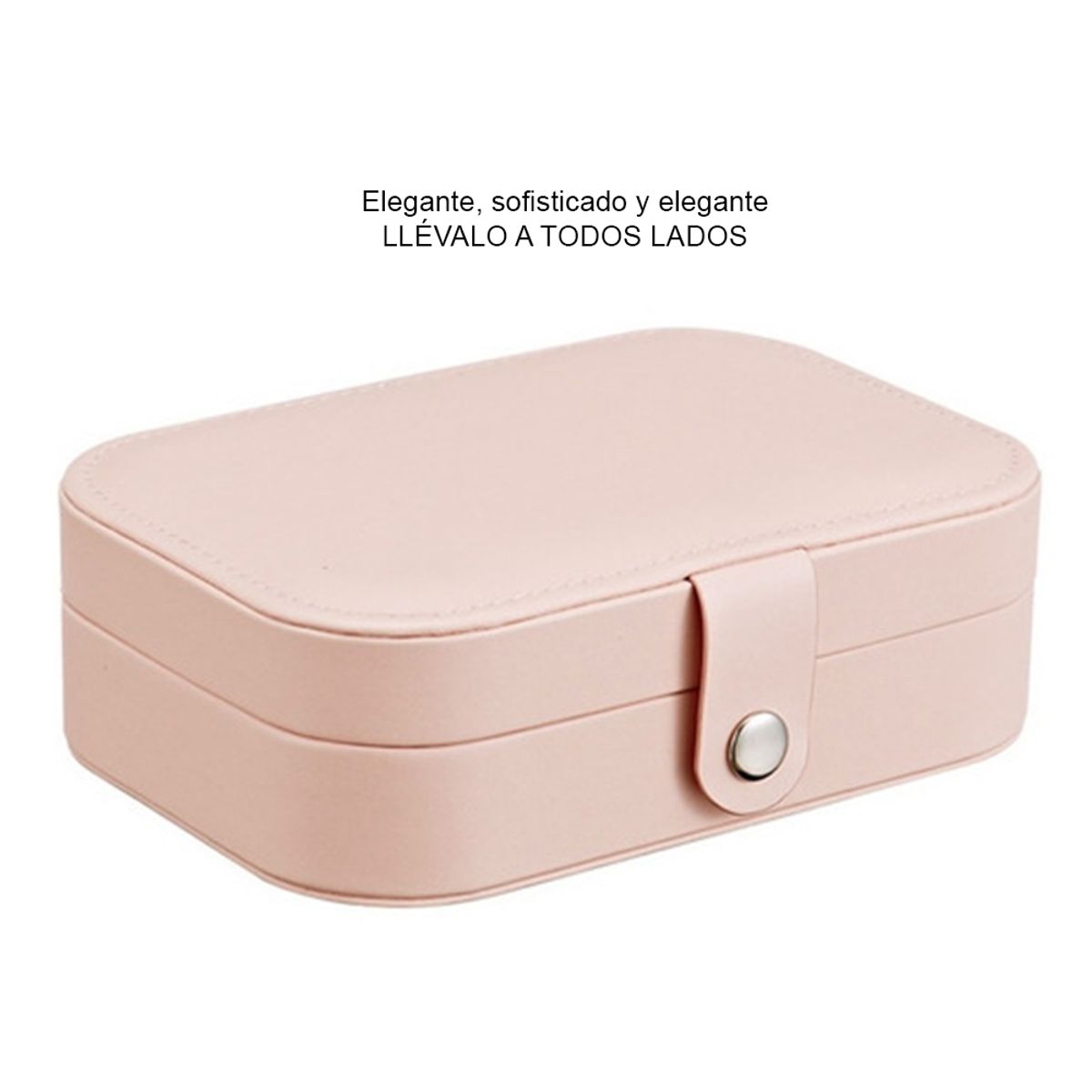 GENERICO - Maletín Estuche Organizador Joyero de Viaje Rosado