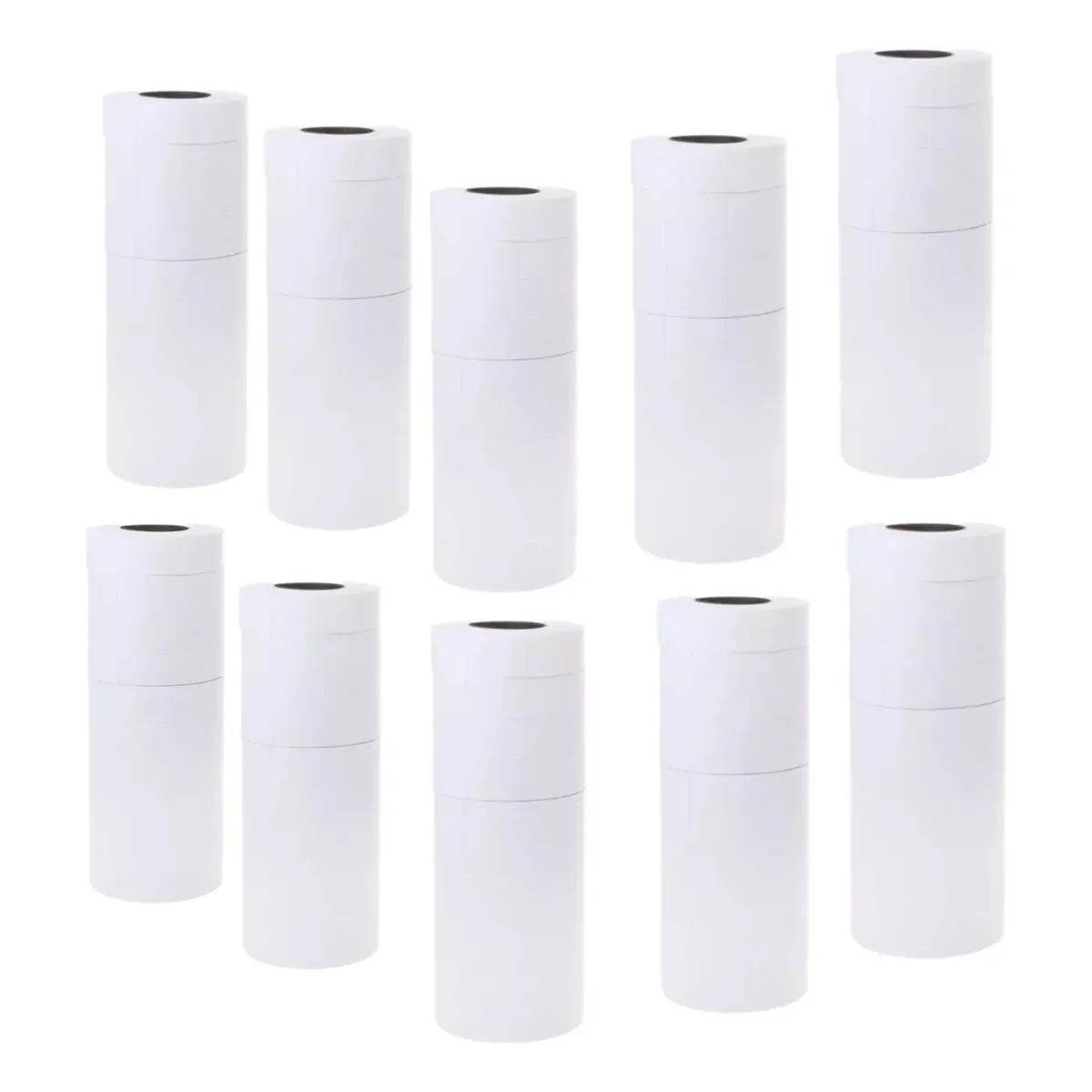 GENERICO - Caja De 50mil Etiquetas Blancas Mx6600 Yh689 T800 Mxplus Etc