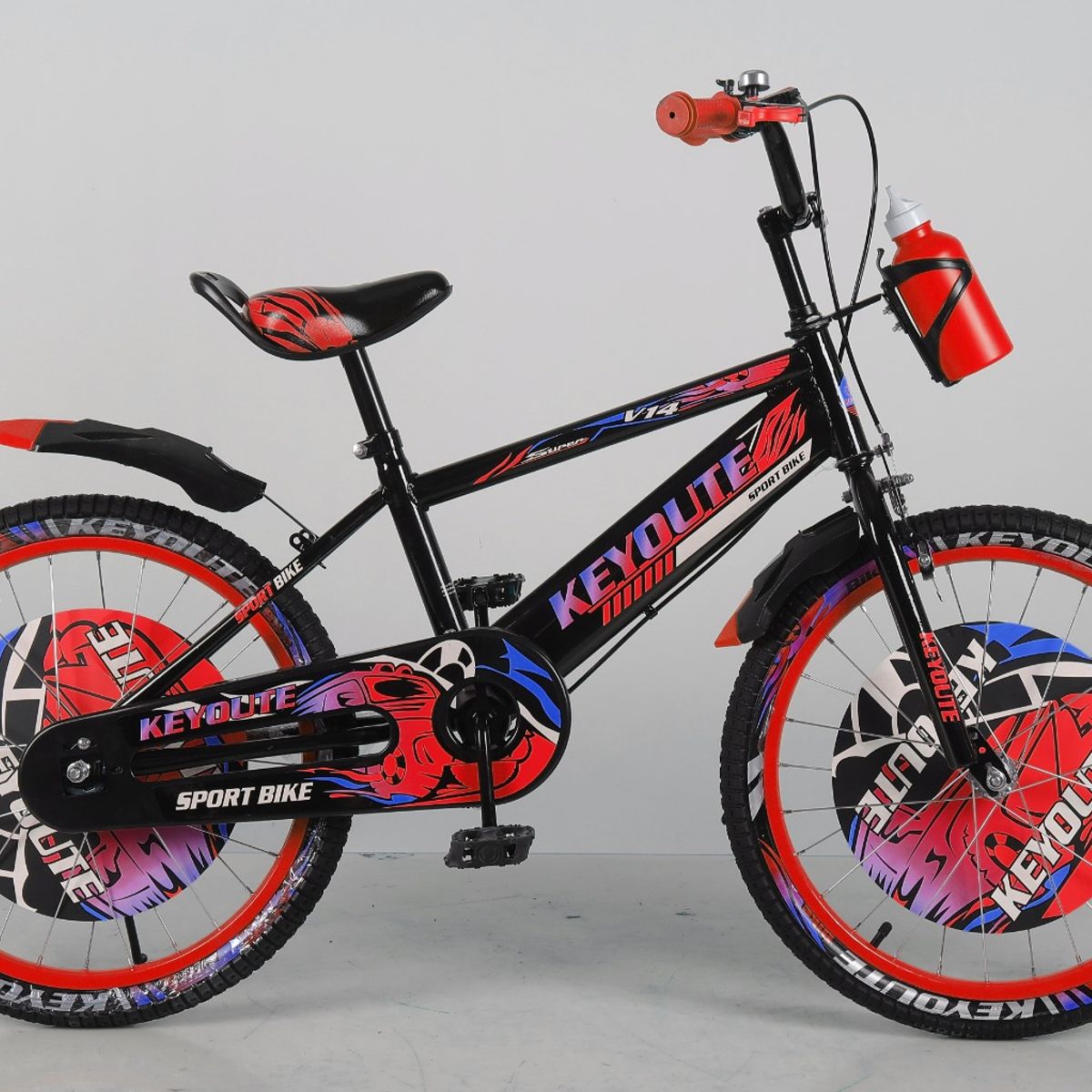 GENERICO - Bicicleta Montañera Para Niño Infantil Kids Aro 20 Rojo ACF