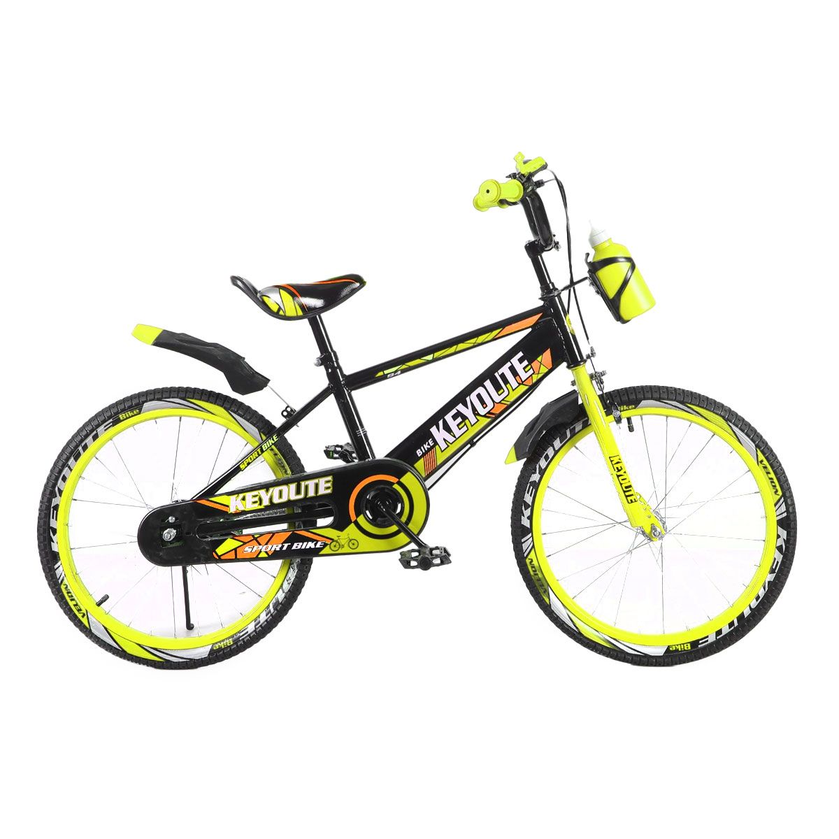 GENERICO - Bicicleta Montañera Para Niño Infantil Kids Aro 20 Amarilla ACF