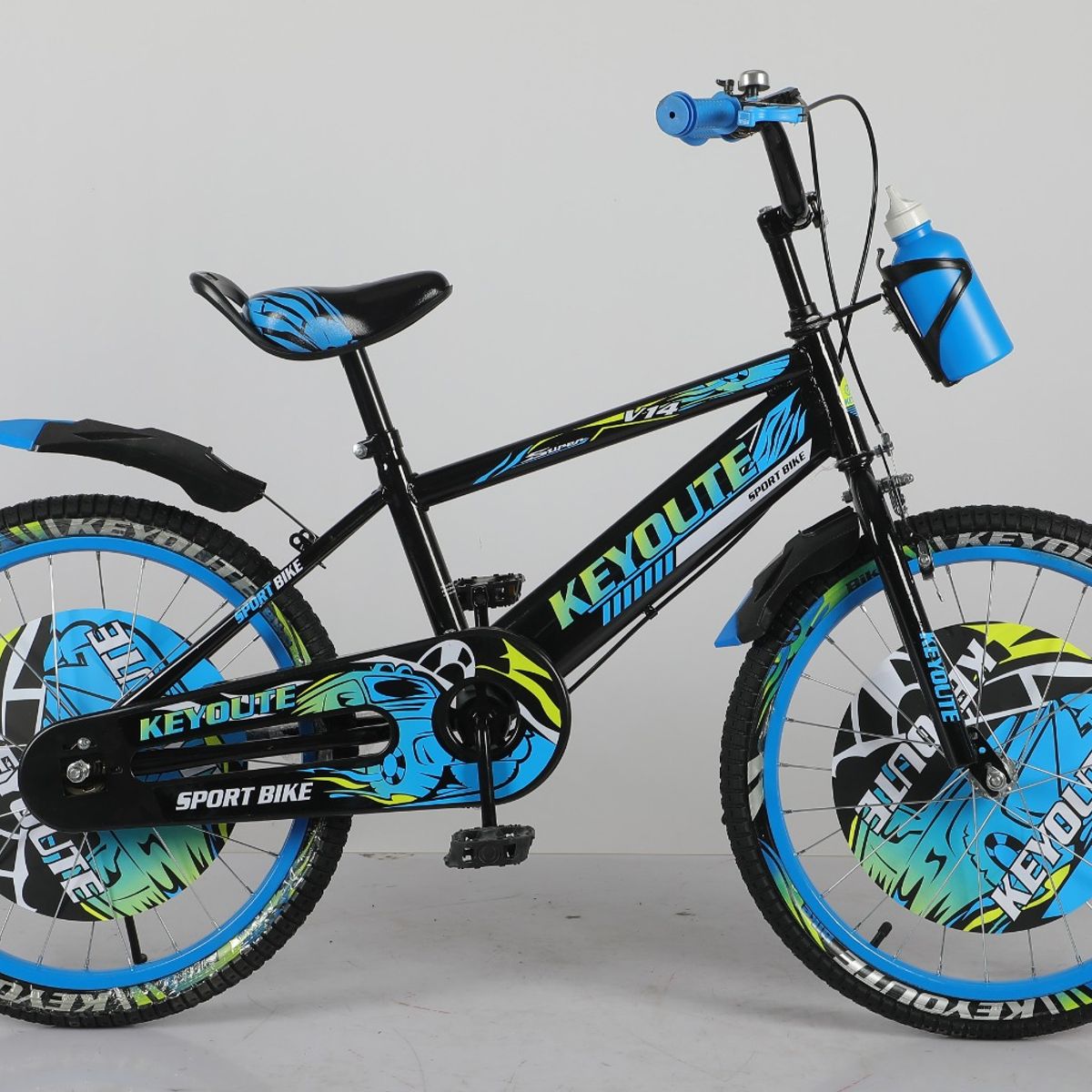 GENERICO - Bicicleta Montañera Para Niño Infantil Kids Aro 20 Azul ACF