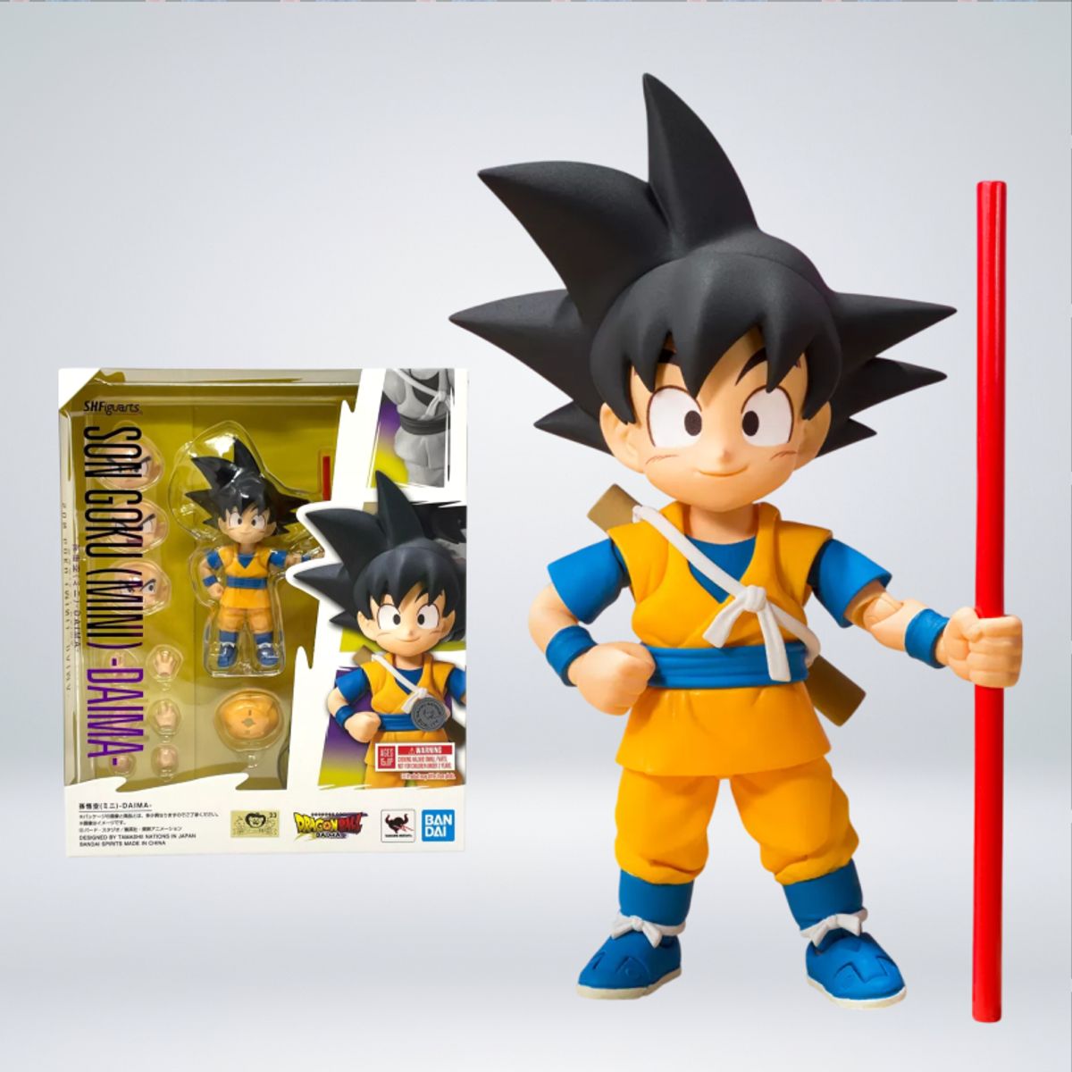 BANDAI NAMCO - FIGURA TAMASHII NATIONS-SH FIGUARTS-SON GOKU MINI DAIMA