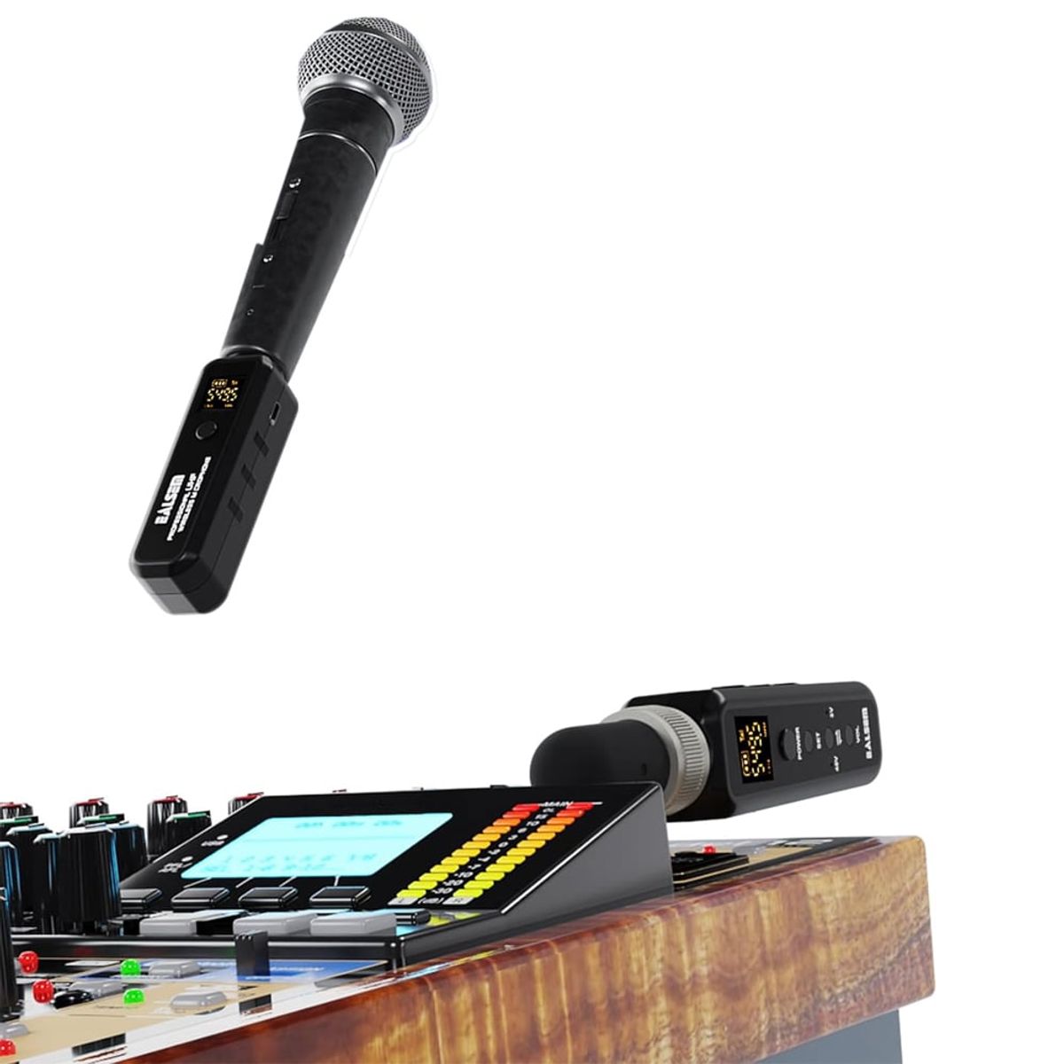 EALSEN - Adaptador de Microfonos a Inalambrico ES-386G