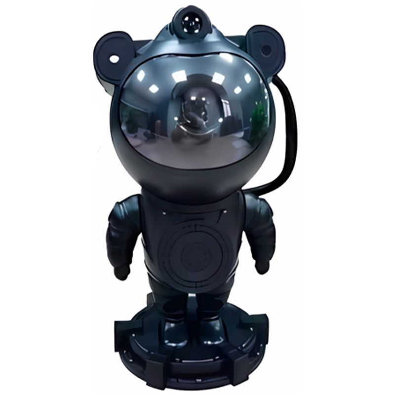 GENERICO - Proyector de Luz Astronauta Ajustable 360° Negro