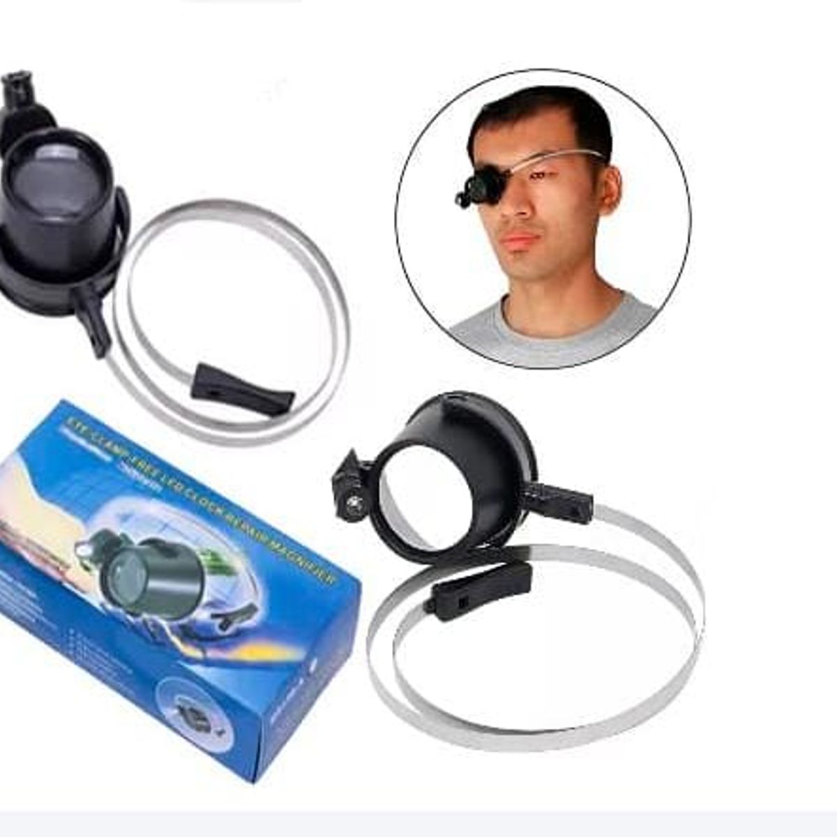 GENERICO - Lupa Para Tecnico Relojero Joyero 30mm, 15x Con Luz  Led