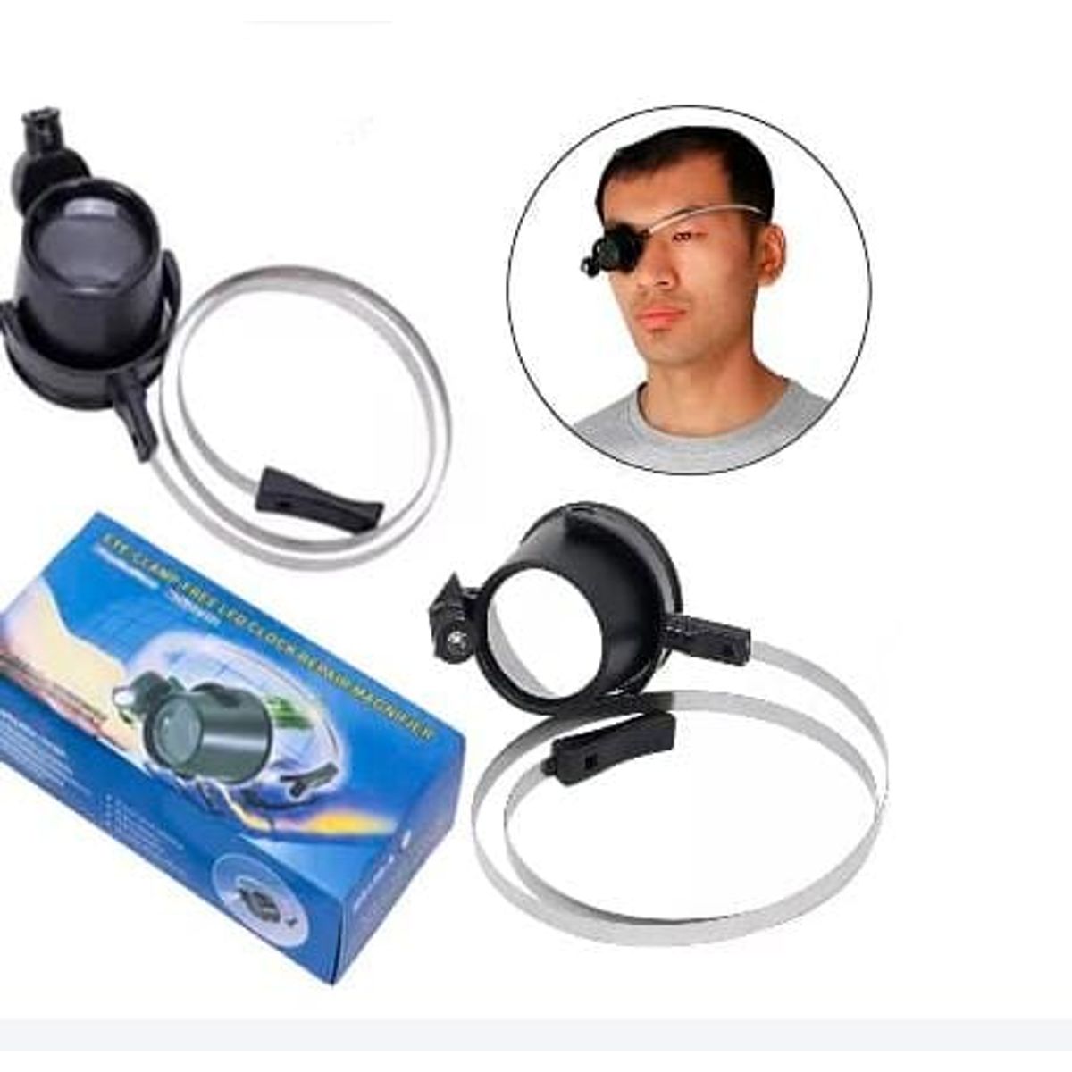 GENERICO - Lupa Para Tecnico Relojero Joyero 30mm, 15x Con Luz  Led