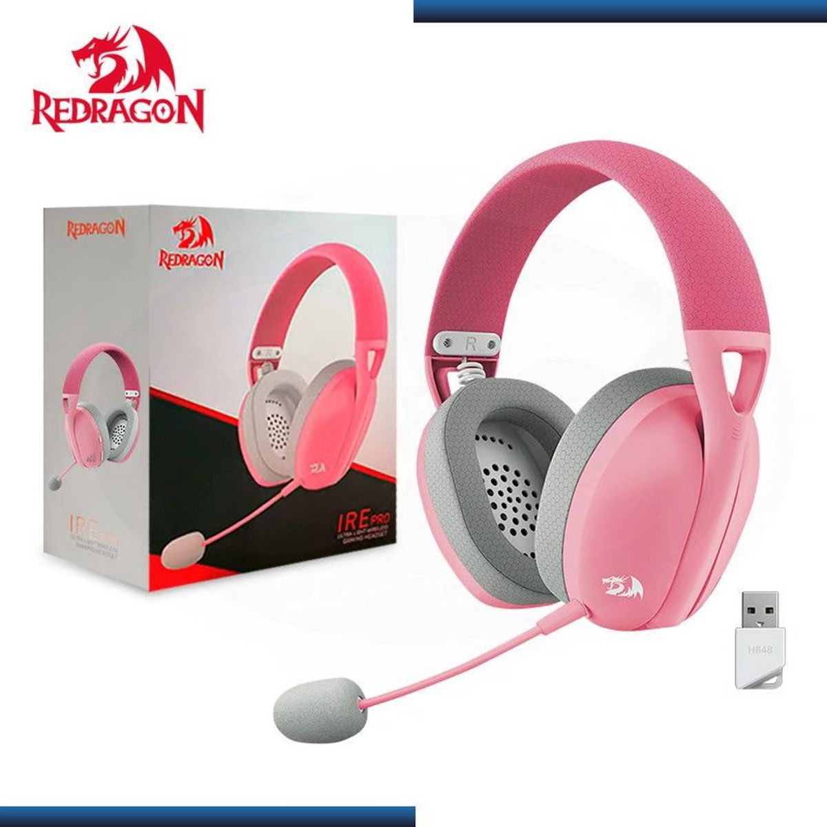 REDRAGON - Auriculares Redragon Ire Wireless H848 PURPLE