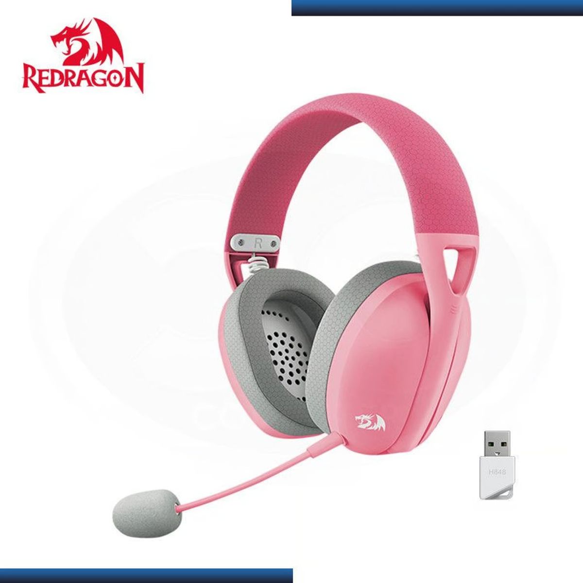 REDRAGON - Auriculares Redragon Ire Wireless H848 PURPLE