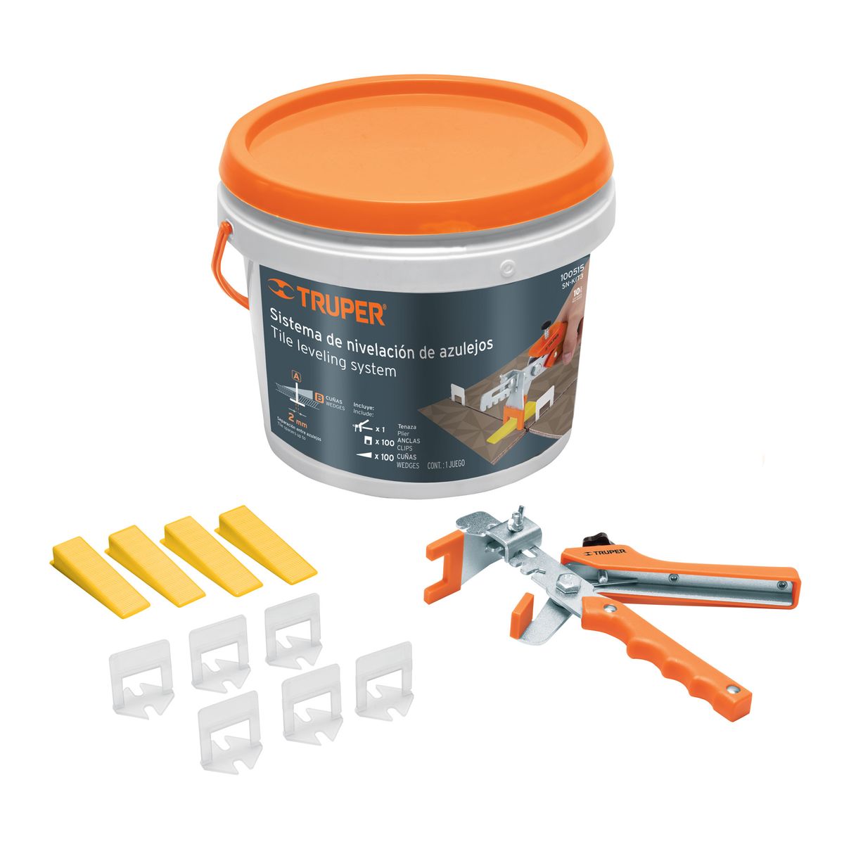 TRUPER - Sistema de nivelación de azulejos Truper