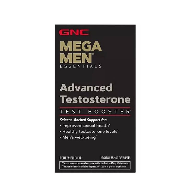 GENERICO - GNC MEGA MEN ADVANCED TESTOSTERONE 120 CAPSULAS