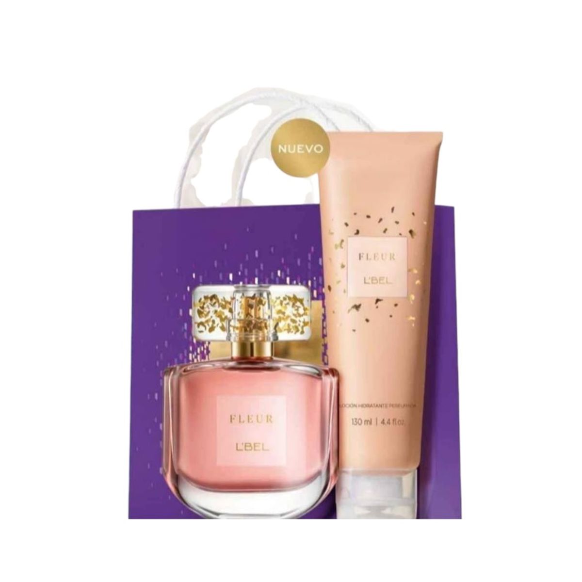 LBEL - Perfume Fleur + locion fleur + bolsa