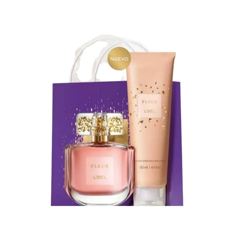 LBEL - Perfume Fleur + locion fleur + bolsa