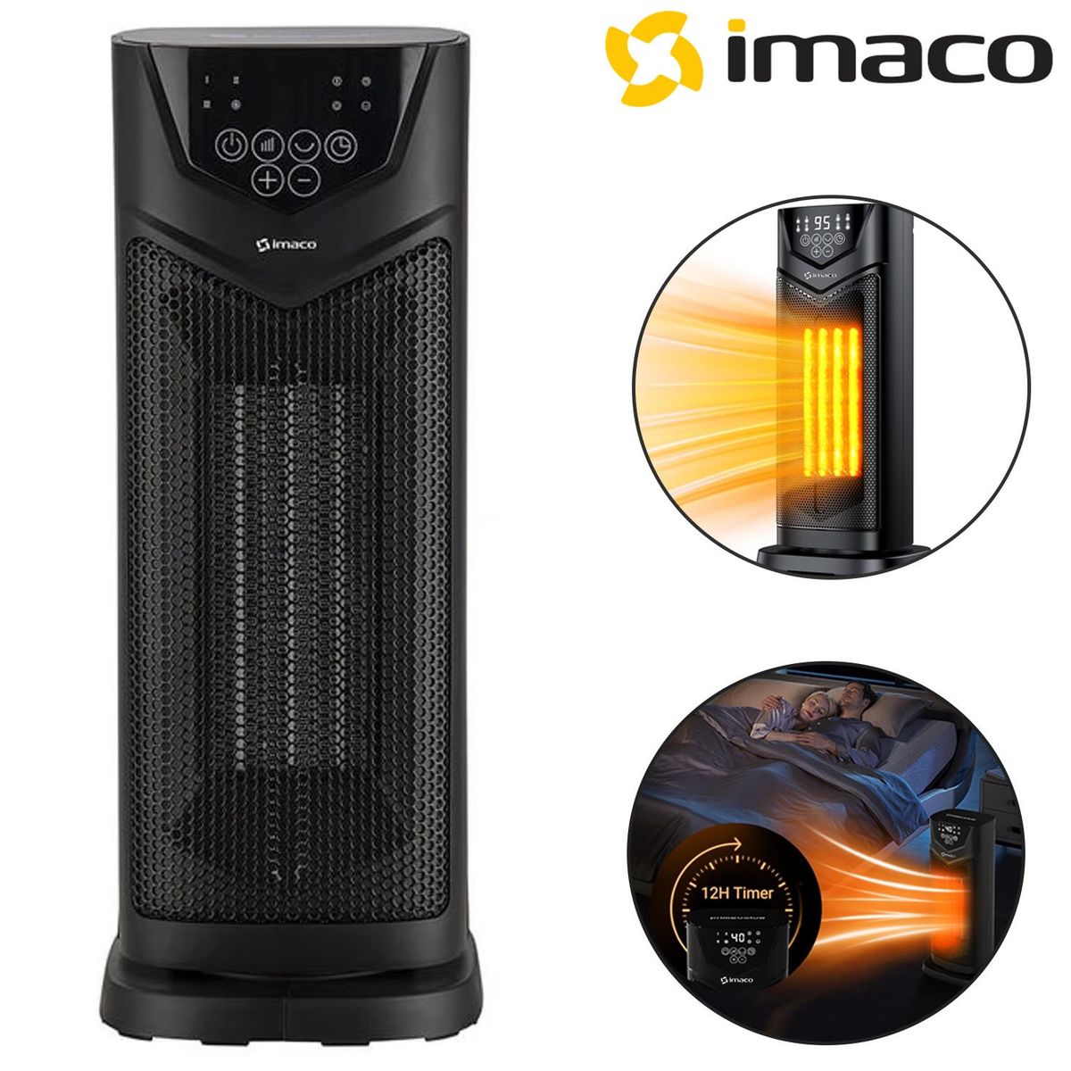 IMACO - Termoventilador Torre Imaco ITC2000 2000W