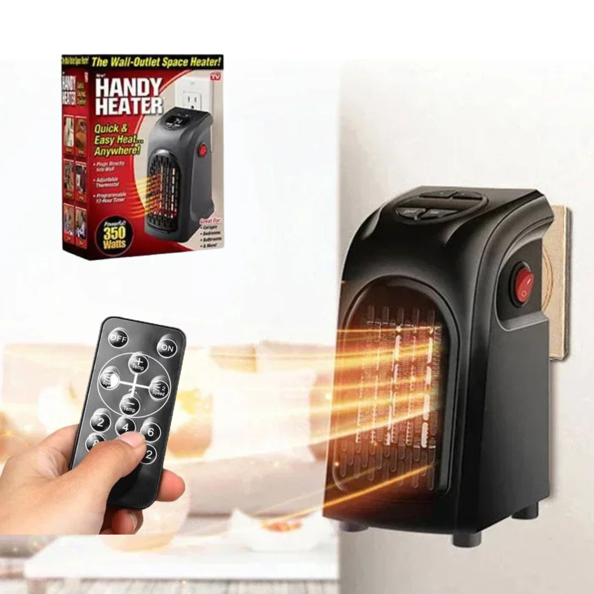 OEM - Calefactor Portátil de Pared Handy Heater