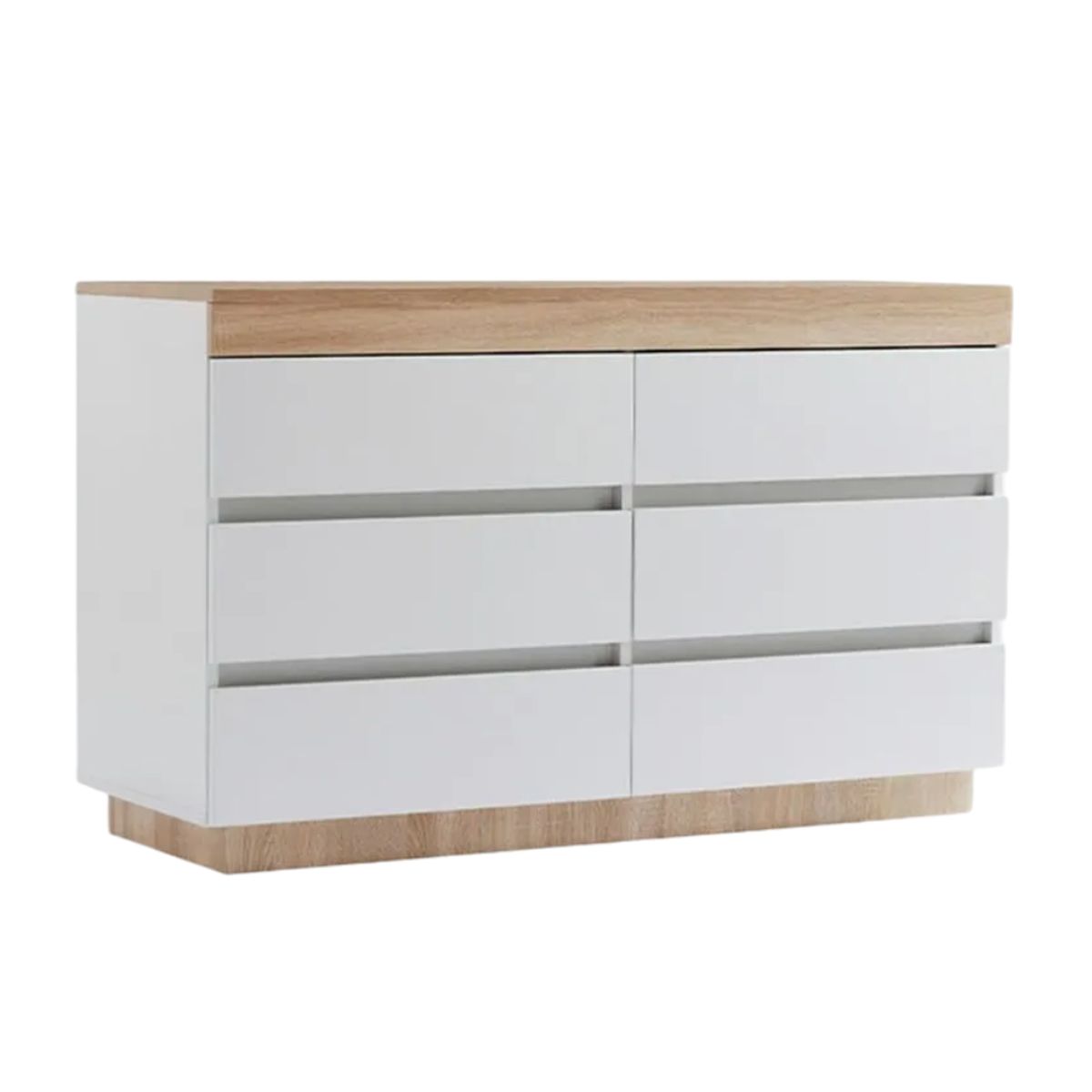 GENERICO - Comoda Armado Cádiz Blanco y Duna Muebles Gaudi