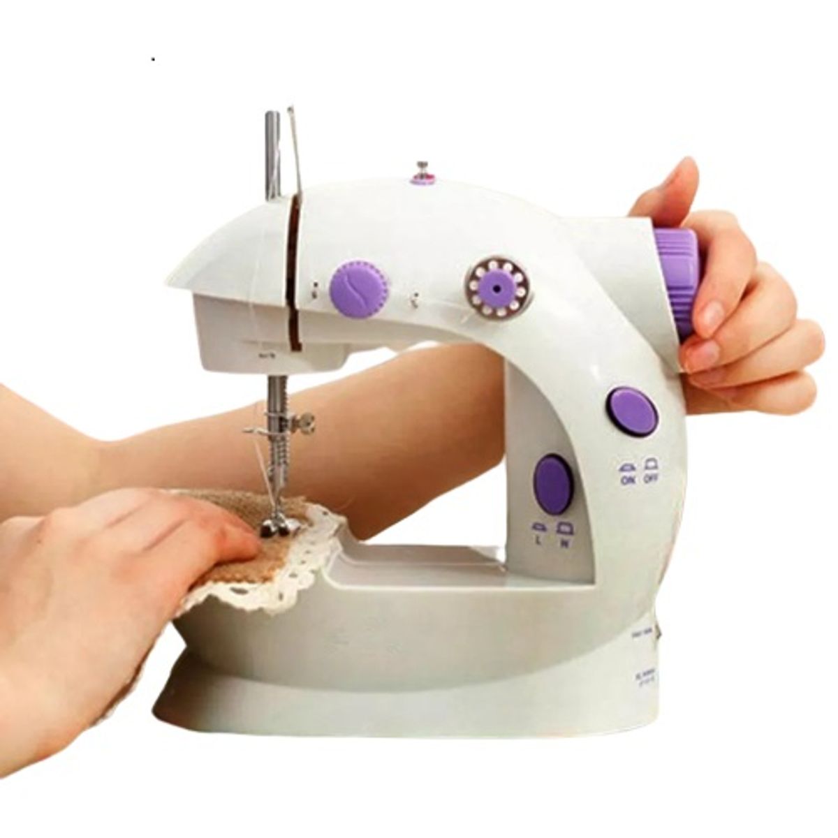 GENERICO - Mini Maquina de Coser Portátil 4 en 1 - Eléctrica