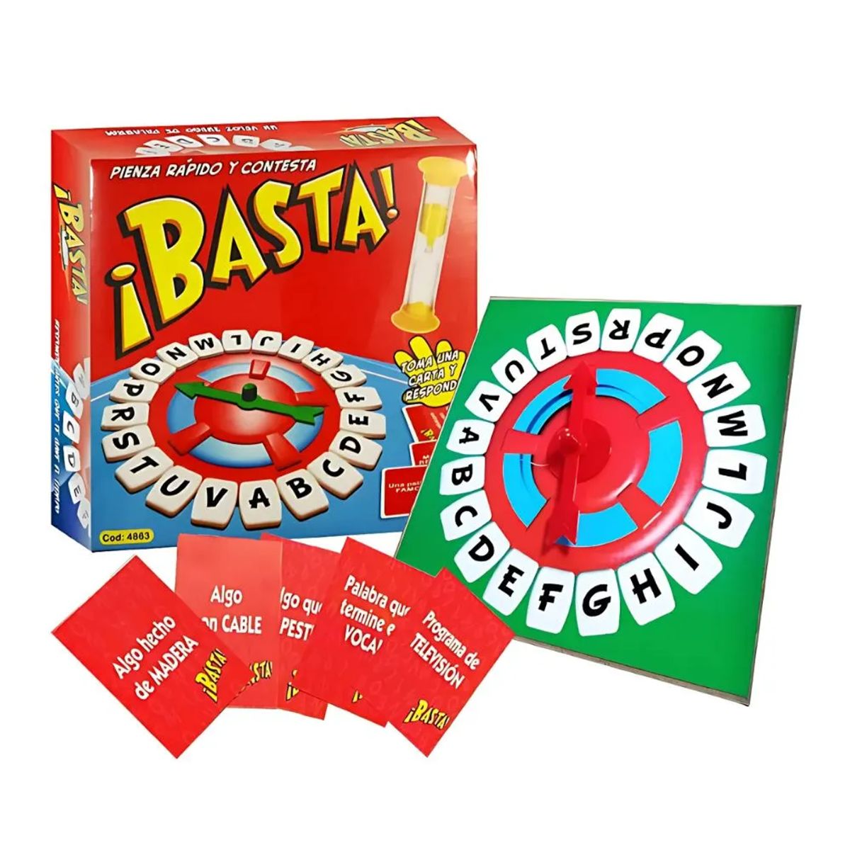 GENERICO - Juego de Mesa Familiar Basta Piensa Rápido con Tarjetas
