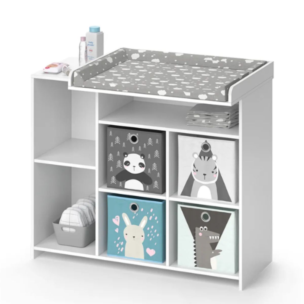 GENERICO - Comoda Cambiador de Bebe Uriel Blanco Muebles Gaudi