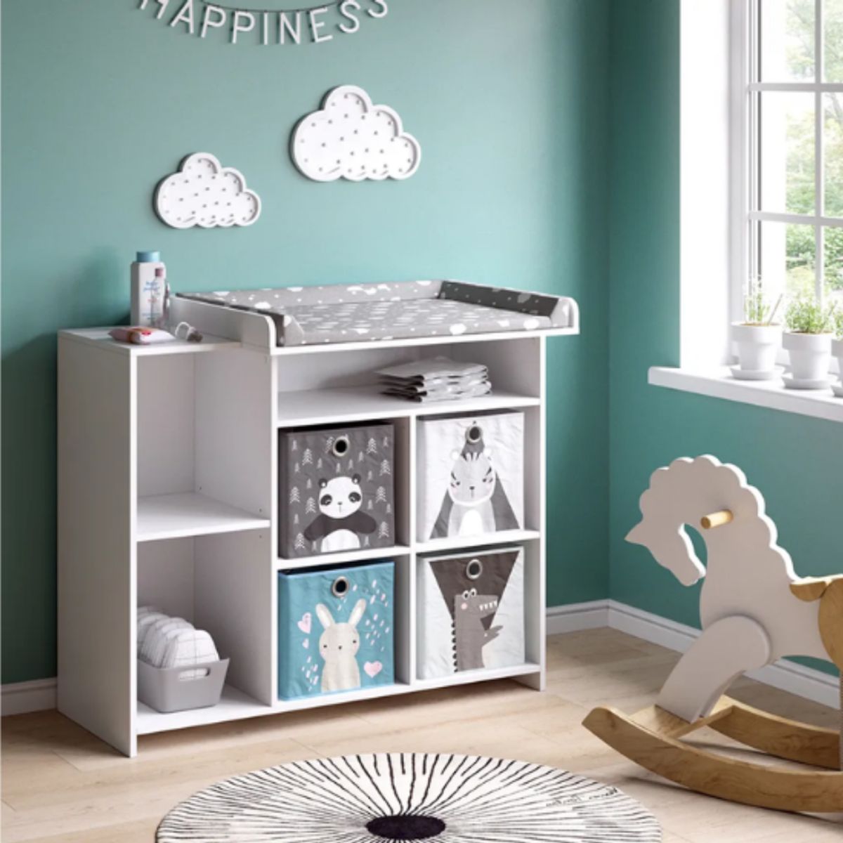 GENERICO - Comoda Cambiador de Bebe Uriel Blanco Muebles Gaudi