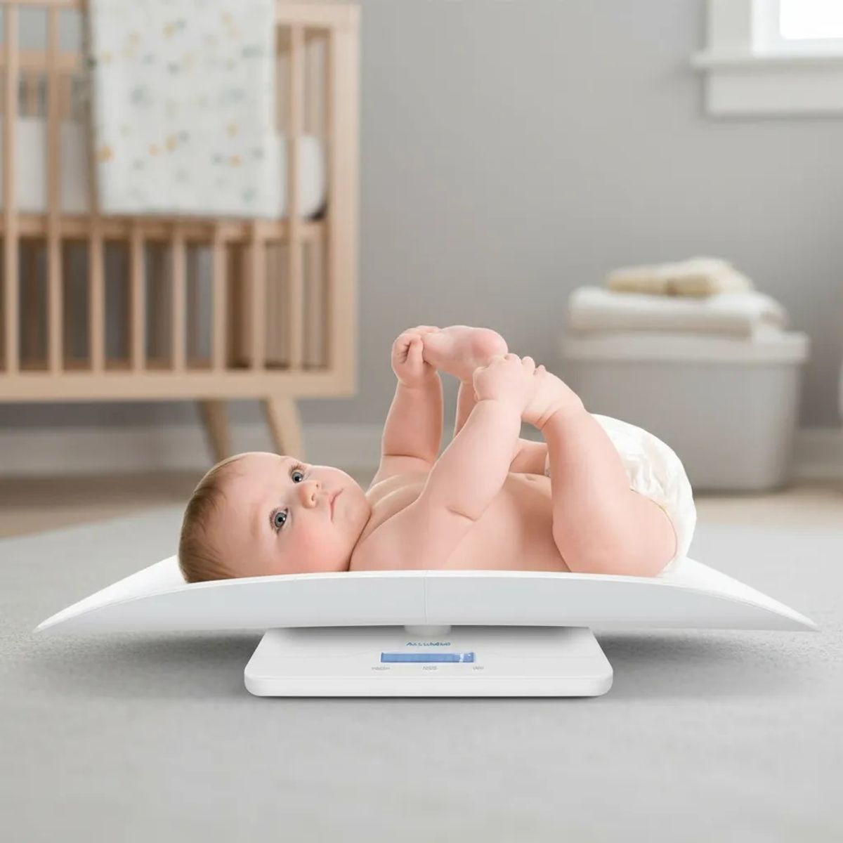 JPSYSTEMS - Balanza portatil digital para peso bebes y mascotas bascula armable