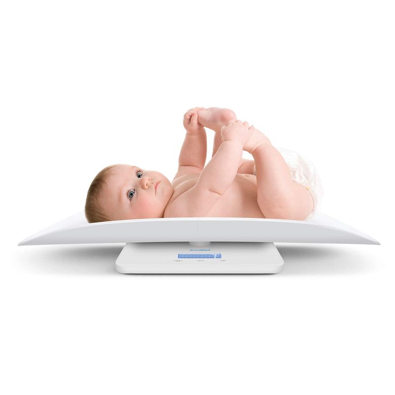JPSYSTEMS - Balanza portatil digital para peso bebes y mascotas bascula armable