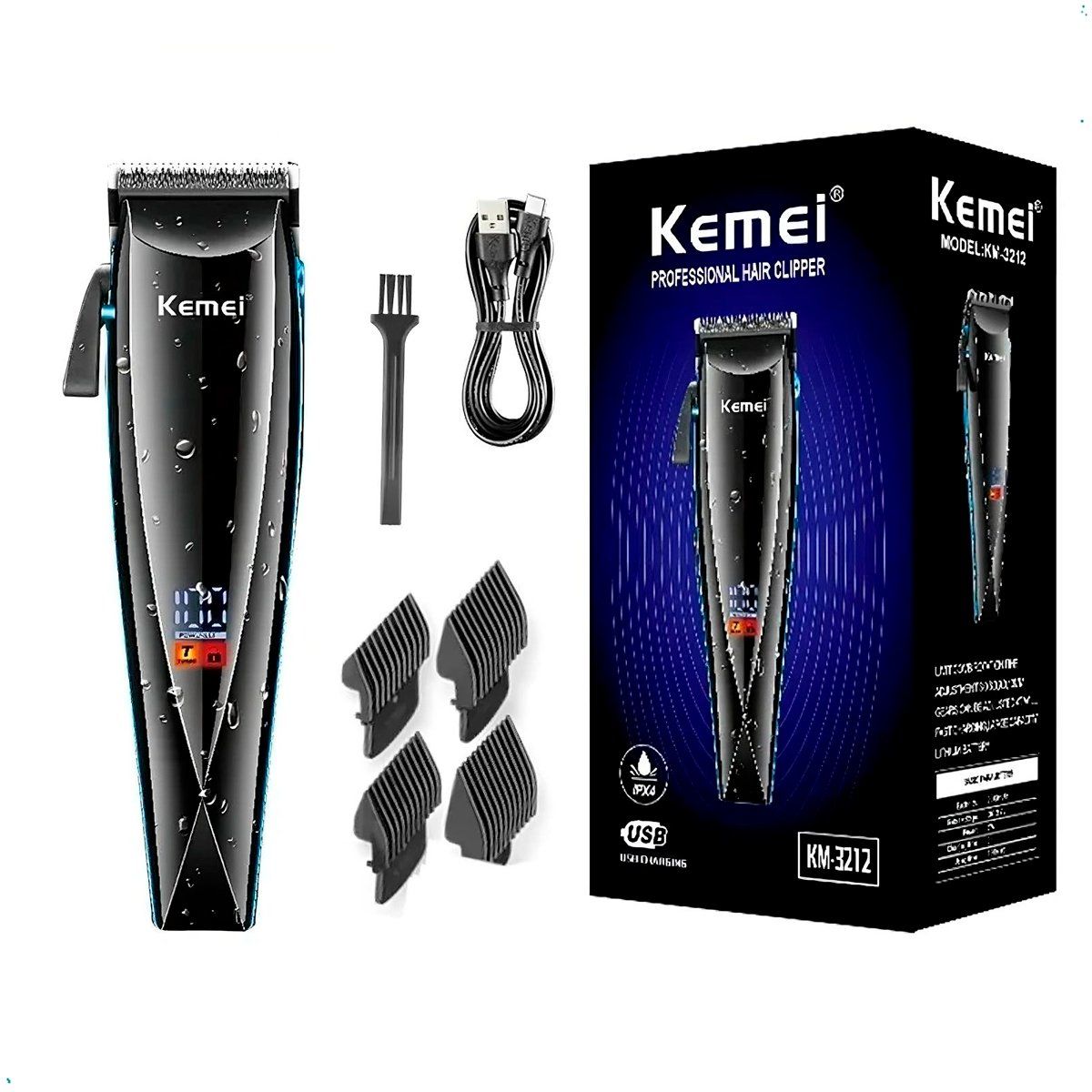 KEMEI - Máquina Cortador De Cabello Clipper Profesional Kemei Km3212