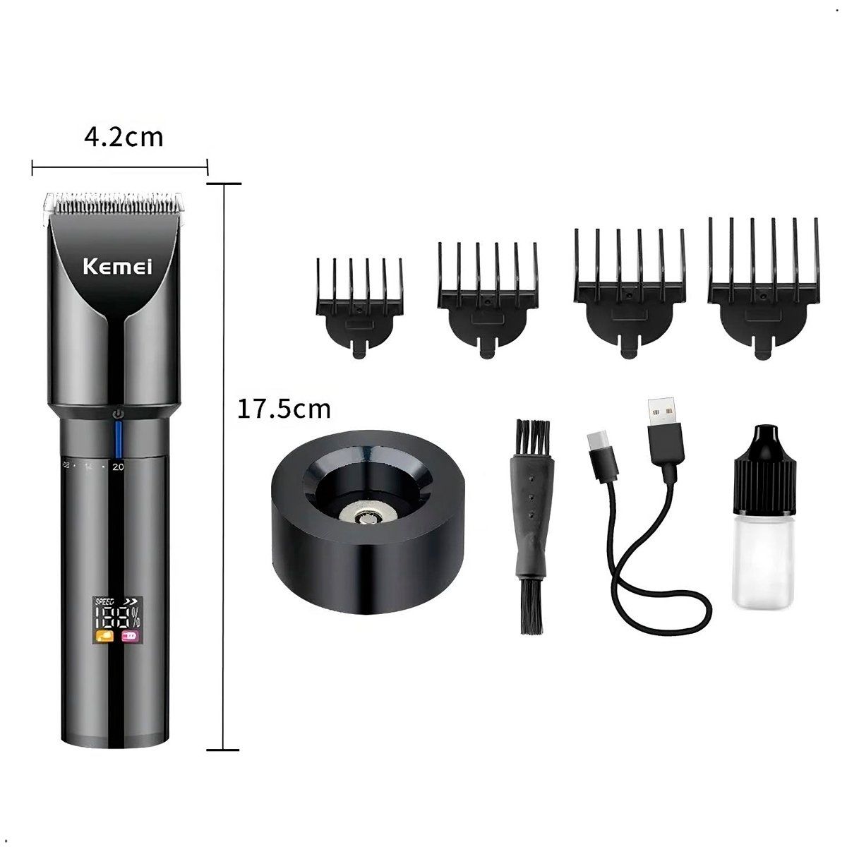 KEMEI - Máquina Corta Pelo Kemei KM3293 Profecional Base Recargable