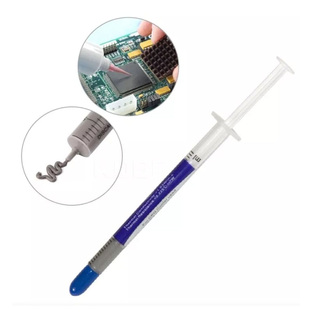 GENERICO - Pasta Térmica Gris Refrigerante Para Procesadores 1gr HY510