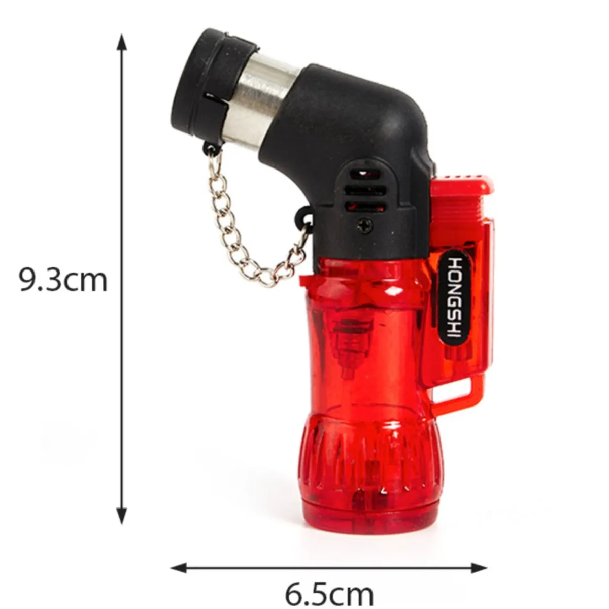 GENERICO - Encendedor recargable  de gas butano tipo soplete portátil azul