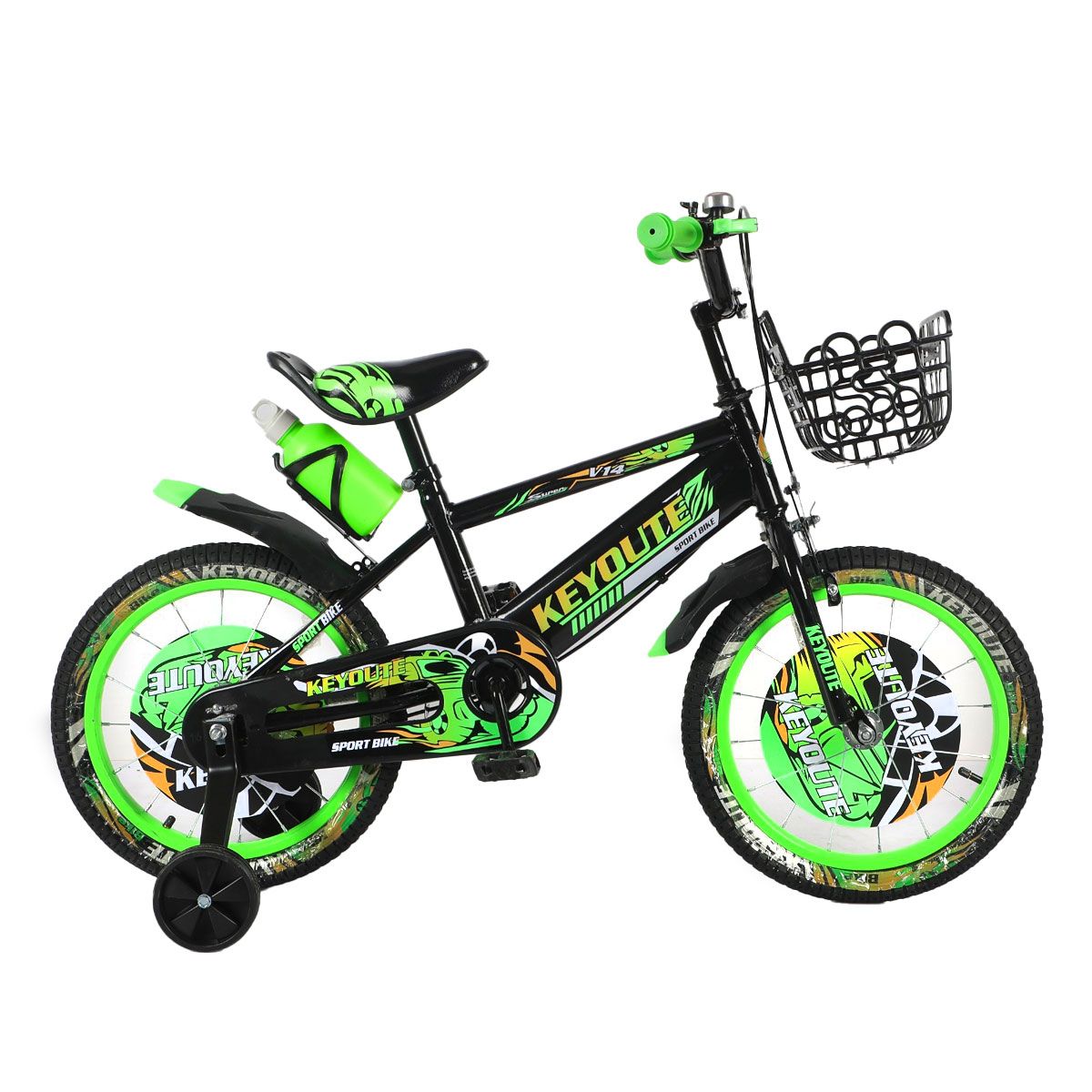 GENERICO - Bicicleta Para Niño Infantil Kids Aro16 Timbre Rojo ACD