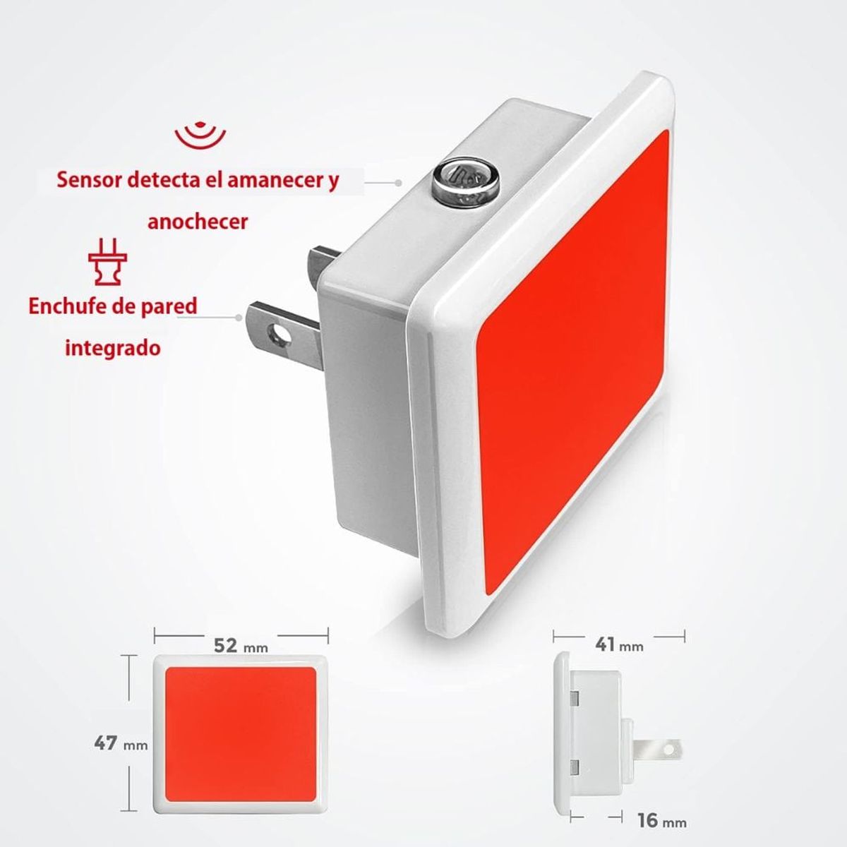 CUENTA OVEJAS - Luz Roja Nocturna Sensor X2 Red Glow
