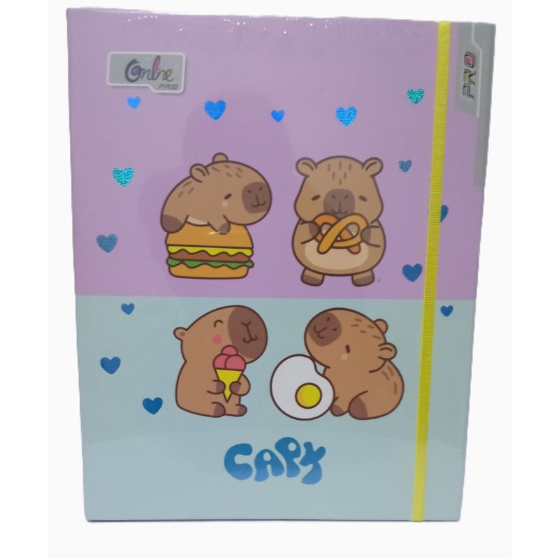 GENERICO - Cuaderno Capibara - 150 Hojas Doble Anillado