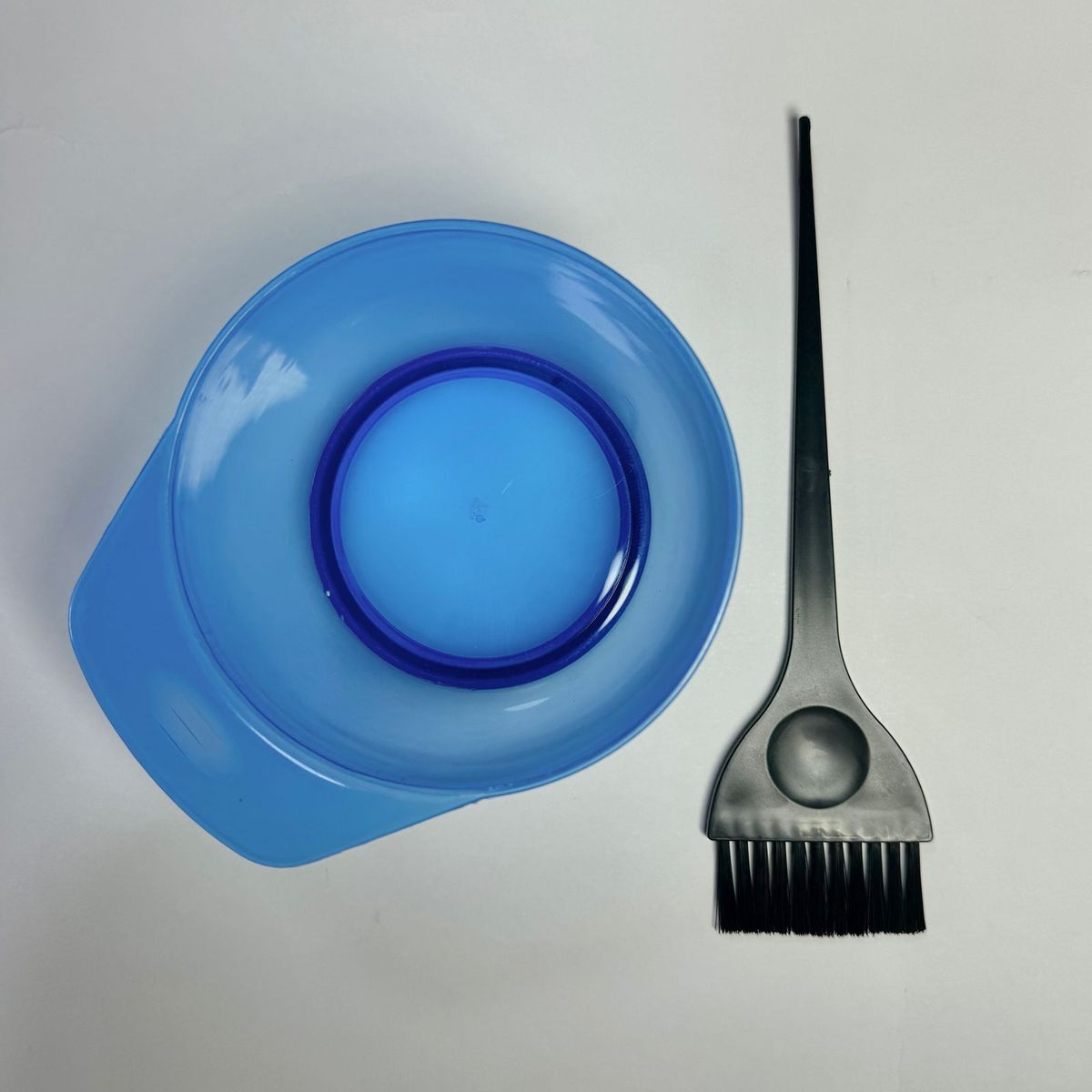 GENERICO - Pack Brocha Y Bowl Azul Para Tinte