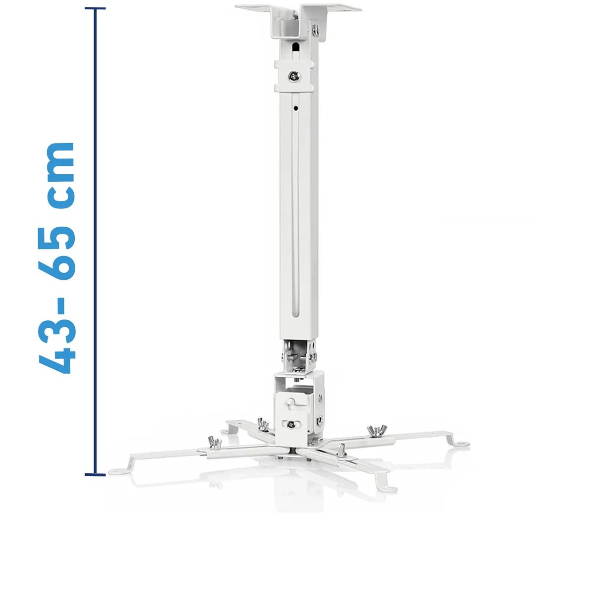 OEM - Rack soporte de proyector 43-65cm regulable para techo o pared