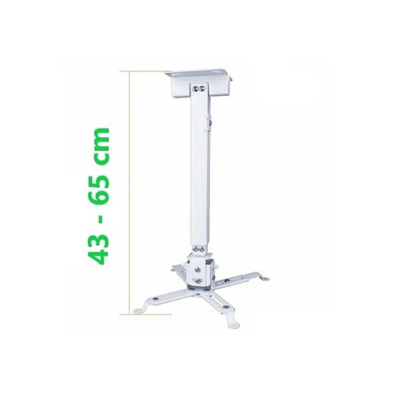 OEM - Rack soporte de proyector 43-65cm regulable para techo o pared
