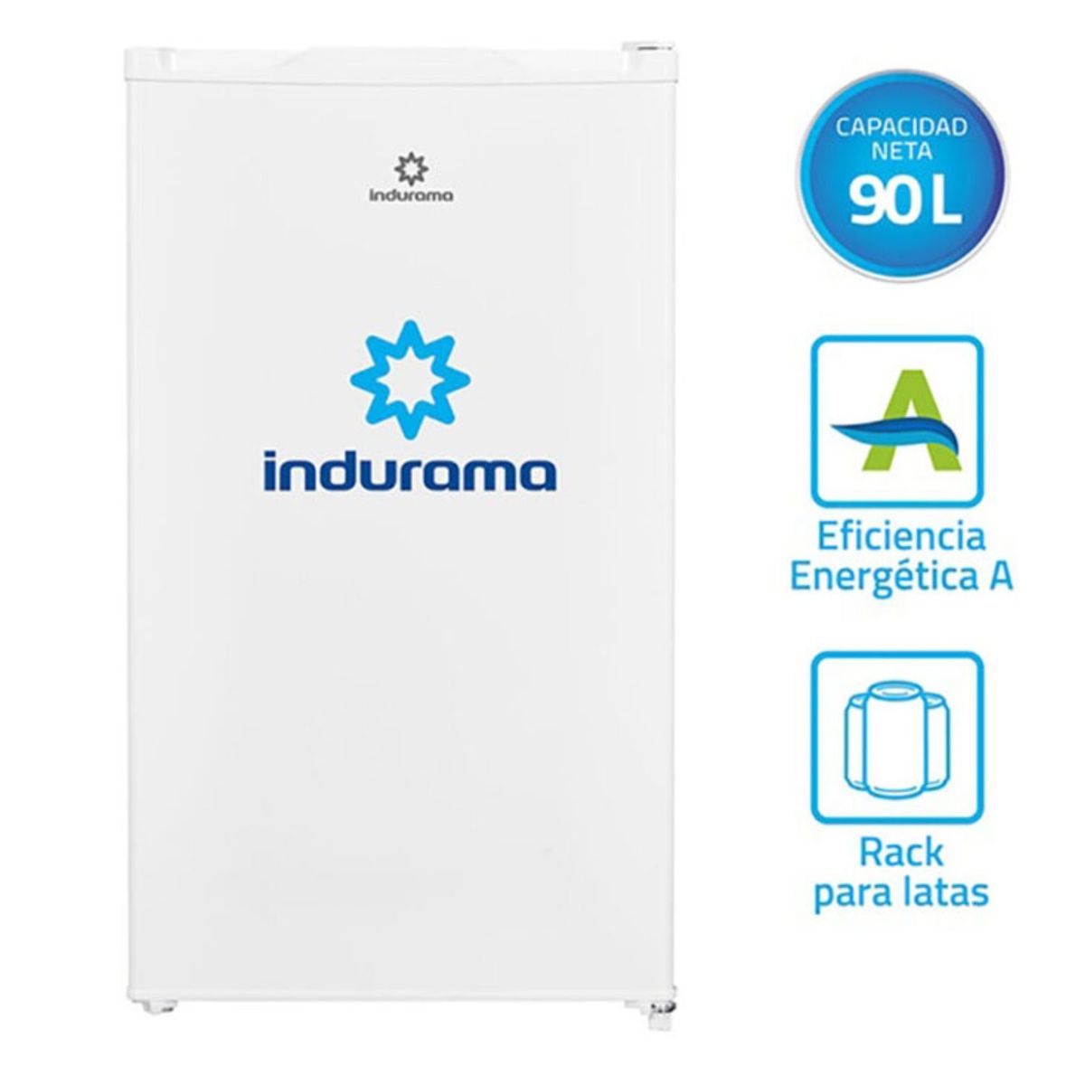 INDURAMA - Frigobar 90L Defrost Indurama RI-101BL Blanco