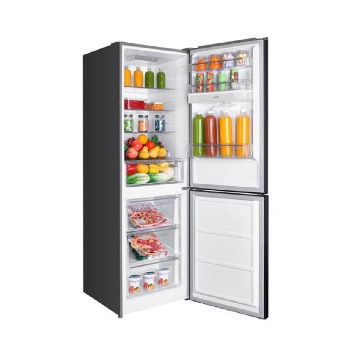 INDURAMA - Refrigeradora Indurama RI-639DN 251 A 350 LT Bottom Freezer Negro