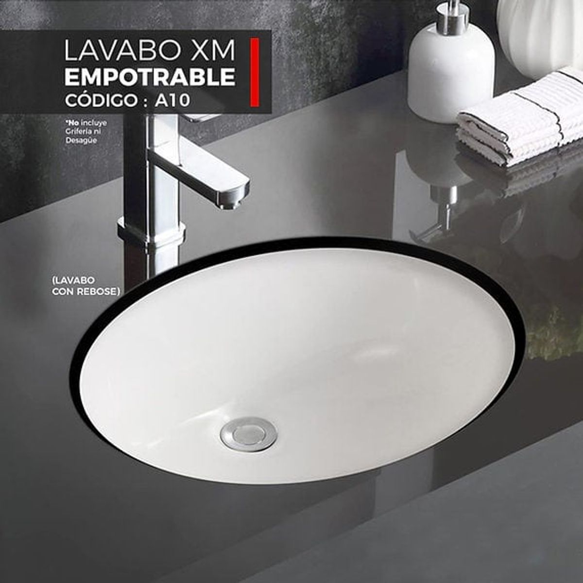 XM - LOZA CIRCULAR BLANCO A-10