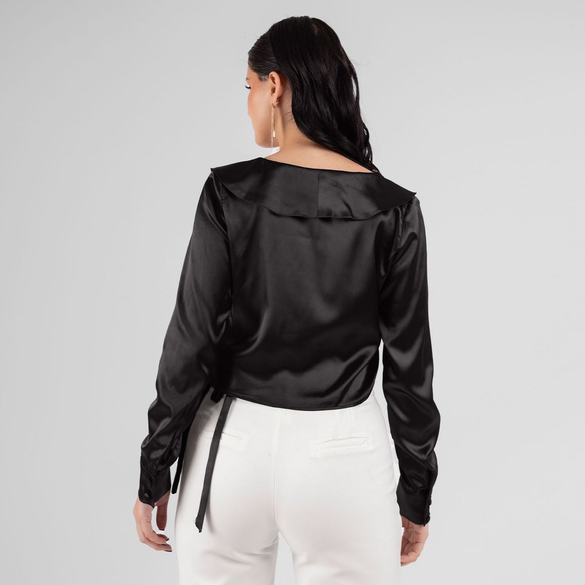 TEILOR - BLUSA CRUZADA  CASUAL DE MUJER