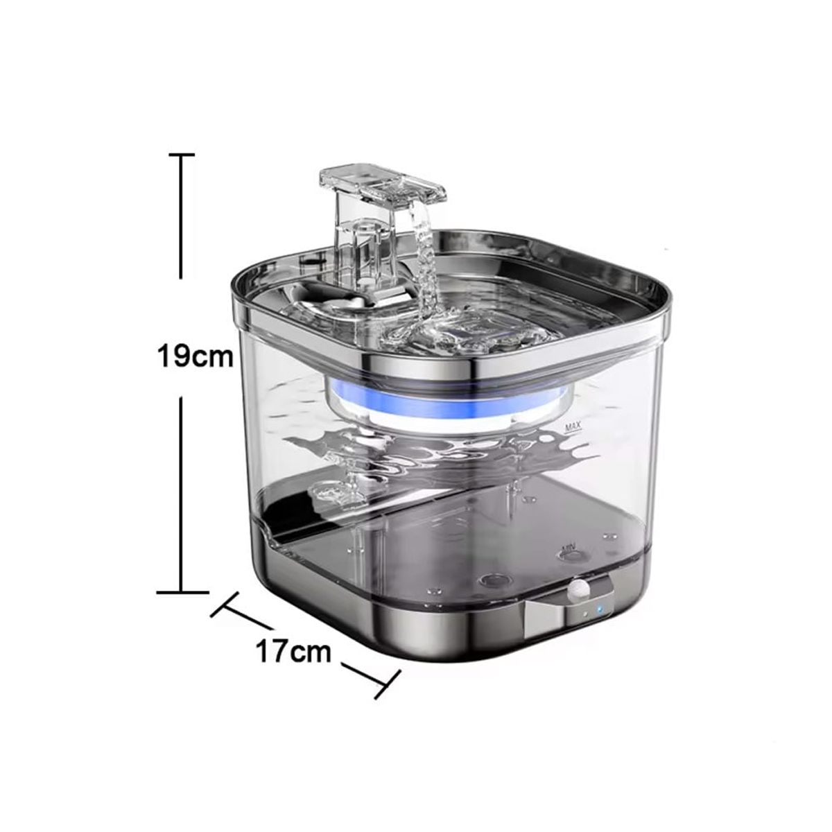 QUE PATAS PET SHOP - Fuente de Agua Inalámbrica + Caja de Filtros