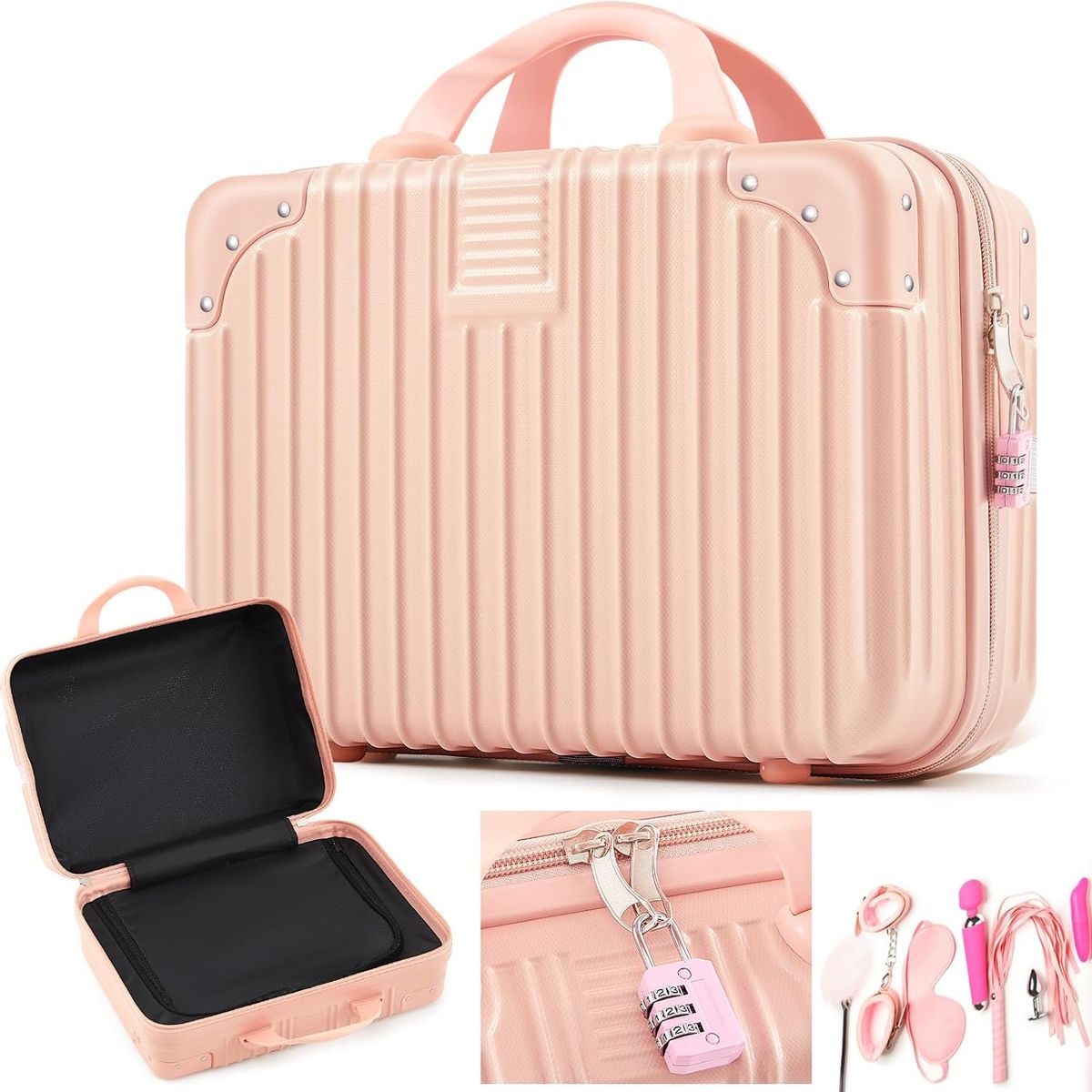 GENERICO - Maleta De Mano Para Viaje Con Cerradura Peso Ligero Rigida