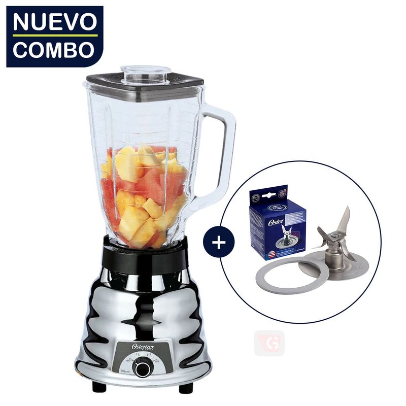 OSTER - Combo Licuadora 250-22 Cuchilla BLSTAA4961