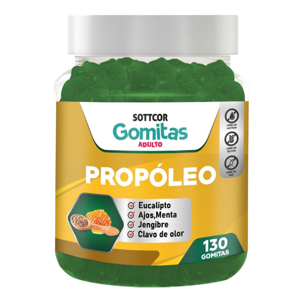 SOTTCOR - Propóleo Para Adultos Gomitas Sottcor 100g