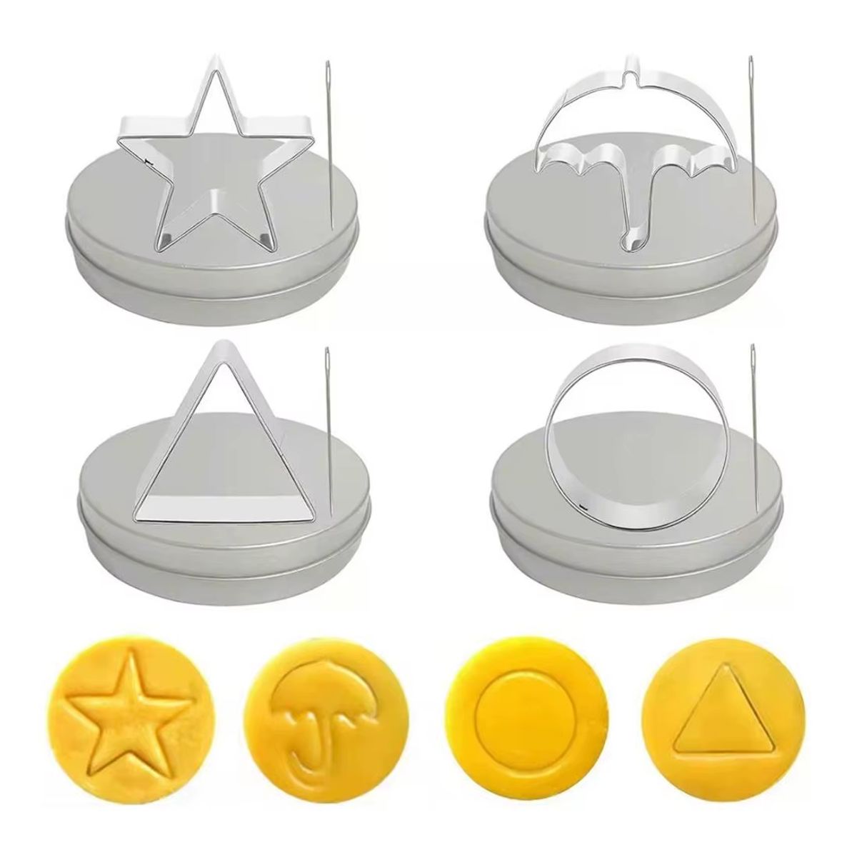 GENERICO - Molde creativo para galletas y dulces de la serie el juego del calamar