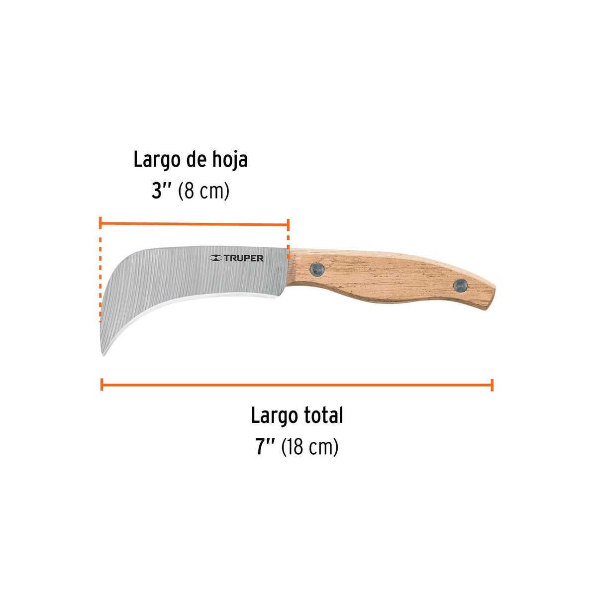 TRUPER - Cuchillo 7 para linóleo Truper