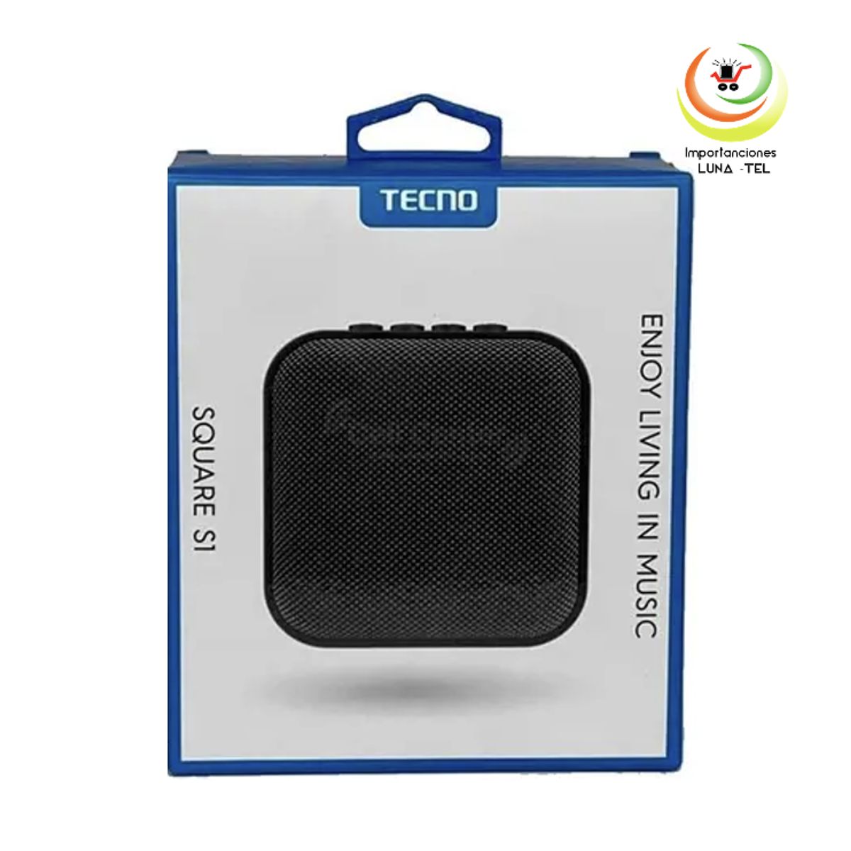 TECNO MOBILE - PARLANTE TECNO SQUARE S1 Bluetooth Negro