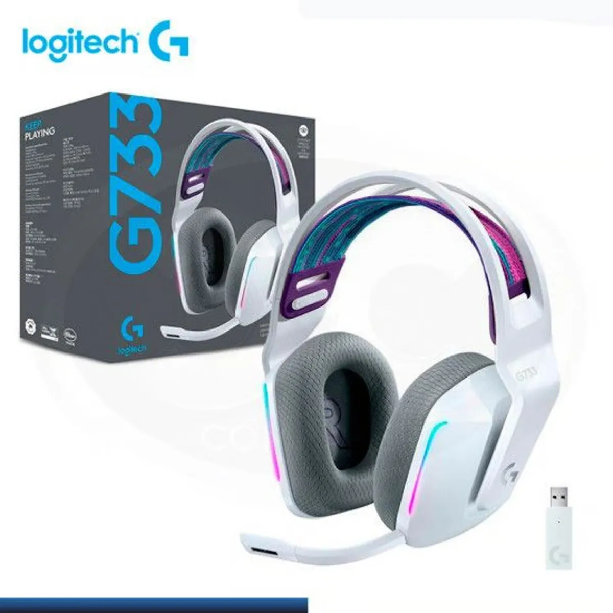 LOGITECH - Audífonos gamer logitech g733 blanco