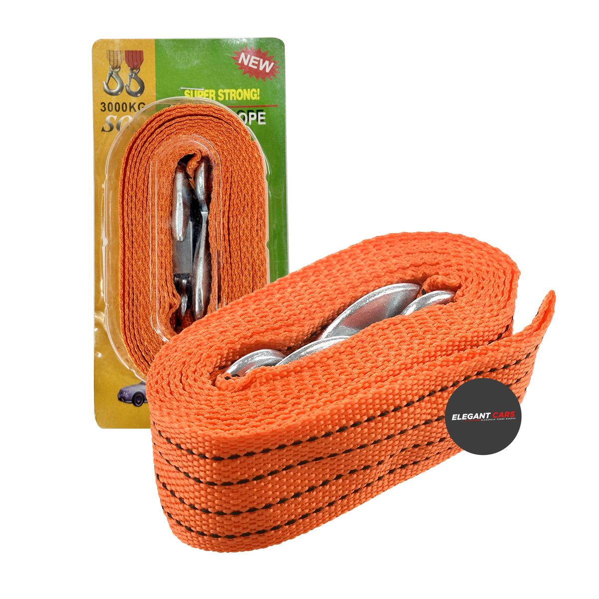 JET - Faja De Remolque TOWING ROPE 3 Toneladas  4 Metros