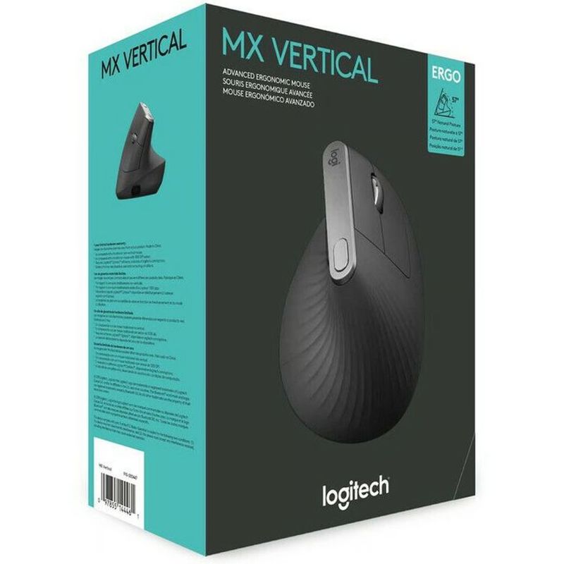 LOGITECH - MOUSE LOGITECH MX VERTICAL WIRELESSBT BLACK