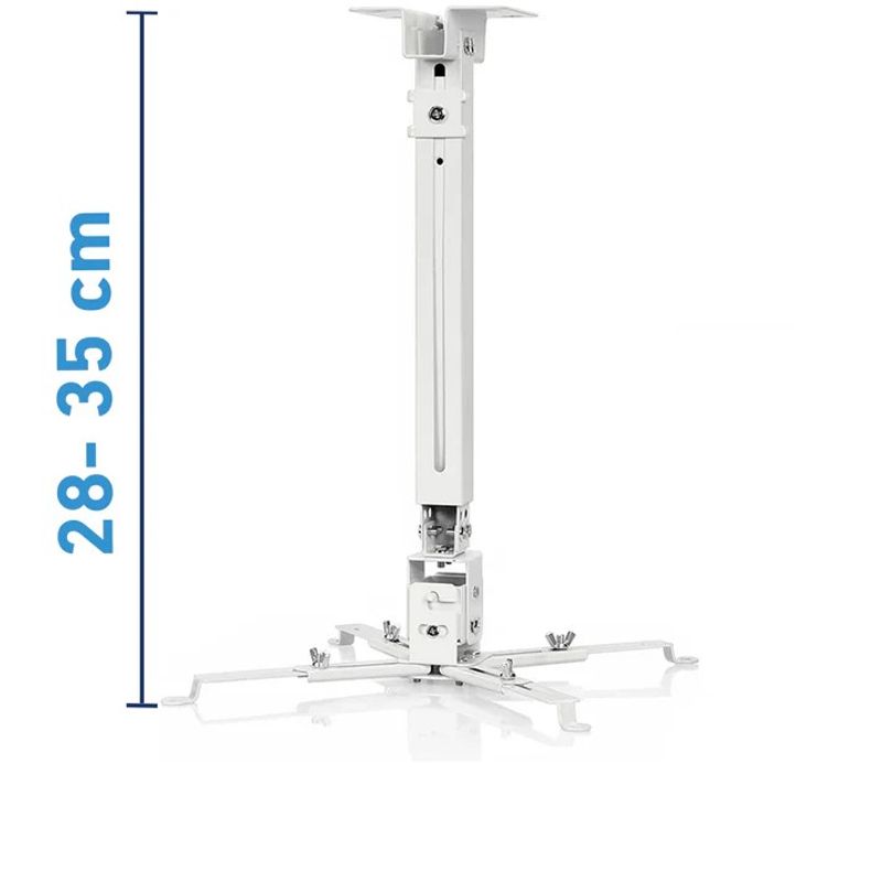 NEO DIGITAL - Rack soporte de proyector 28-35cm regulable para techo o pared